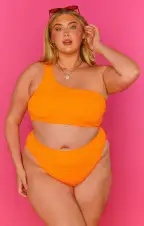 Del Rey Bottom ~ Bright Orange Scrunch(XS)