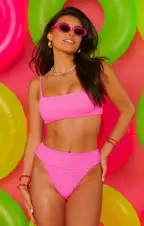 Del Rey Bottom ~ Ultra Pink Scrunch(XS)