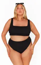 Sail Bottom ~ Black Scrunch(XS)