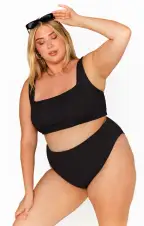 Sail Bottom ~ Black Scrunch(XS)