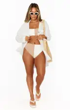 Pacific Top ~ Vanilla Latte Scrunch(XS)
