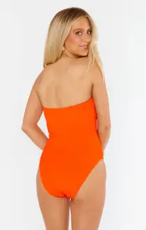The Tube One Piece ~ Blood Orange Scrunch(XS)