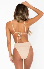 Tanning Top ~ Latte Scrunch(XS)