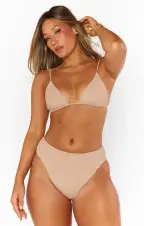 Del Rey Bottom ~ Latte Scrunch(XS)