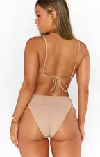 Del Rey Bottom ~ Latte Scrunch(XS)