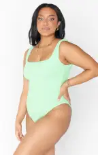 The Scrunch One Piece ~ Green Melon(XS)
