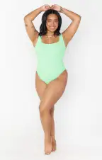 The Scrunch One Piece ~ Green Melon(XS)