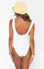 The Scrunch One Piece ~ Ivory Scrunch(XS)