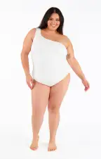 Anchor One Piece ~ Ivory Scrunch(XS)