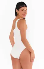 Anchor One Piece ~ Ivory Scrunch(XS)