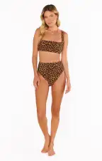 Sail Bottom ~ Leopard Contour Scrunch(XS)