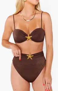 Beirut Bottom ~ Cinnamon Shimmer with Starfish