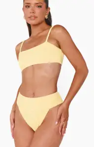 Del Rey Bottom ~ Butter Yellow Scrunch(XS)