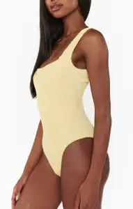 The Scrunch One Piece ~ Butter Yellow Scrunch(XS)