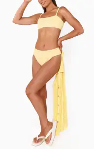 Del Rey Bottom ~ Butter Yellow Scrunch(XS)