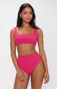 Hot Tub Top ~ Dragonfruit Scrunch(XS)
