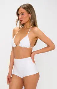 Tides Top ~ White Mini Ruffles(XS)