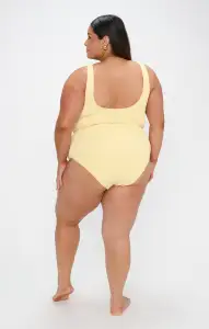 The Scrunch One Piece ~ Butter Yellow Scrunch(XS)
