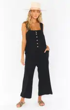 Run Around Jumpsuit ~ Black