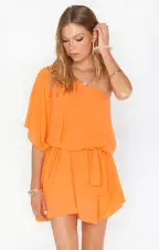 Trish Dress ~ Orange Sunrise(XS)