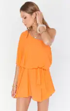 Trish Dress ~ Orange Sunrise(XS)