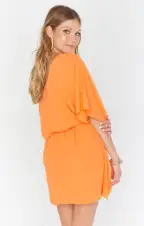 Trish Dress ~ Orange Sunrise(XS)