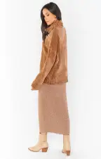 Miracle Midi Skirt ~ Gold Shimmy Shine(XS)