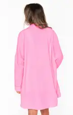 Johns Button Down Shirt ~ Electric Pink(XS)