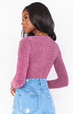 Unreal Bodysuit ~ Pink Shimmy Shine(XS)