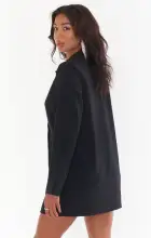 Bling Blazer Dress ~ Black Suiting(XS)
