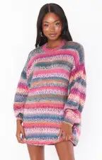 Timothy Tunic Sweater ~ Ombre Space Dye Knit