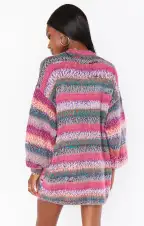 Timothy Tunic Sweater ~ Ombre Space Dye Knit(XS)