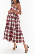 Melody Maxi Skirt ~ Winter Plaid(XS)