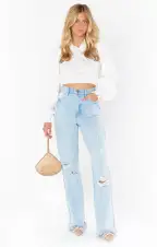 Count On Me Collared Top ~ White Poplin(XS)