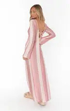 Vacay Coverup ~ Pink Groovy Knit(XS)