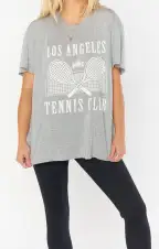 Travis Tee ~ Tennis Club Graphic(XS)