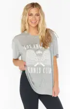 Travis Tee ~ Tennis Club Graphic(XS)