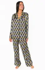 Classic PJ Set ~ Champagne Silky(XS)