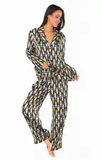 Classic PJ Set ~ Champagne Silky(XS)