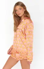 Early Riser PJ Set ~ Shells Silky(XS)