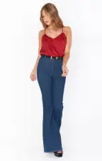 Spotlight Tank ~ Red Checkerboard Satin(XS)