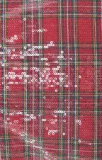 All Night Skort ~ Red Plaid Sequins(XS)