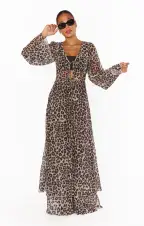 Jet Setter Pants ~ Cheetah Mesh(XS)