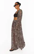 Jet Setter Pants ~ Cheetah Mesh(XS)