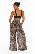 Jet Setter Pants ~ Cheetah Mesh(XS)
