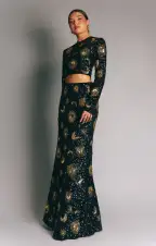 RSVP Skirt ~ Celestial Sequins Black(XS)
