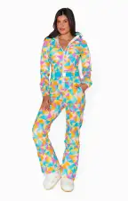 Snow Bunny Ski Suit ~ Triangle Geo(XS)