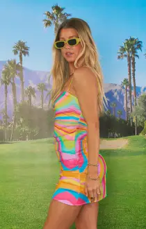 Tripper Mini Dress ~ Tropical Tripper(XS)