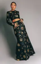 RSVP Skirt ~ Celestial Sequins Black(XS)