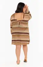 Vacay Mini Coverup ~ Neutral Crochet(XS)